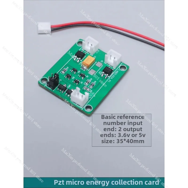 PZT piezoelectric ceramic micro energy harvesting card, collecting circuit board, collector, electronic science experiment