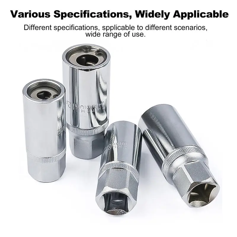A76I-Bolt Extractor With Solid Storage Case Damaged Screw Extractor Drill 6/8/10/12Mm Broken Stud Removal Socket Tools