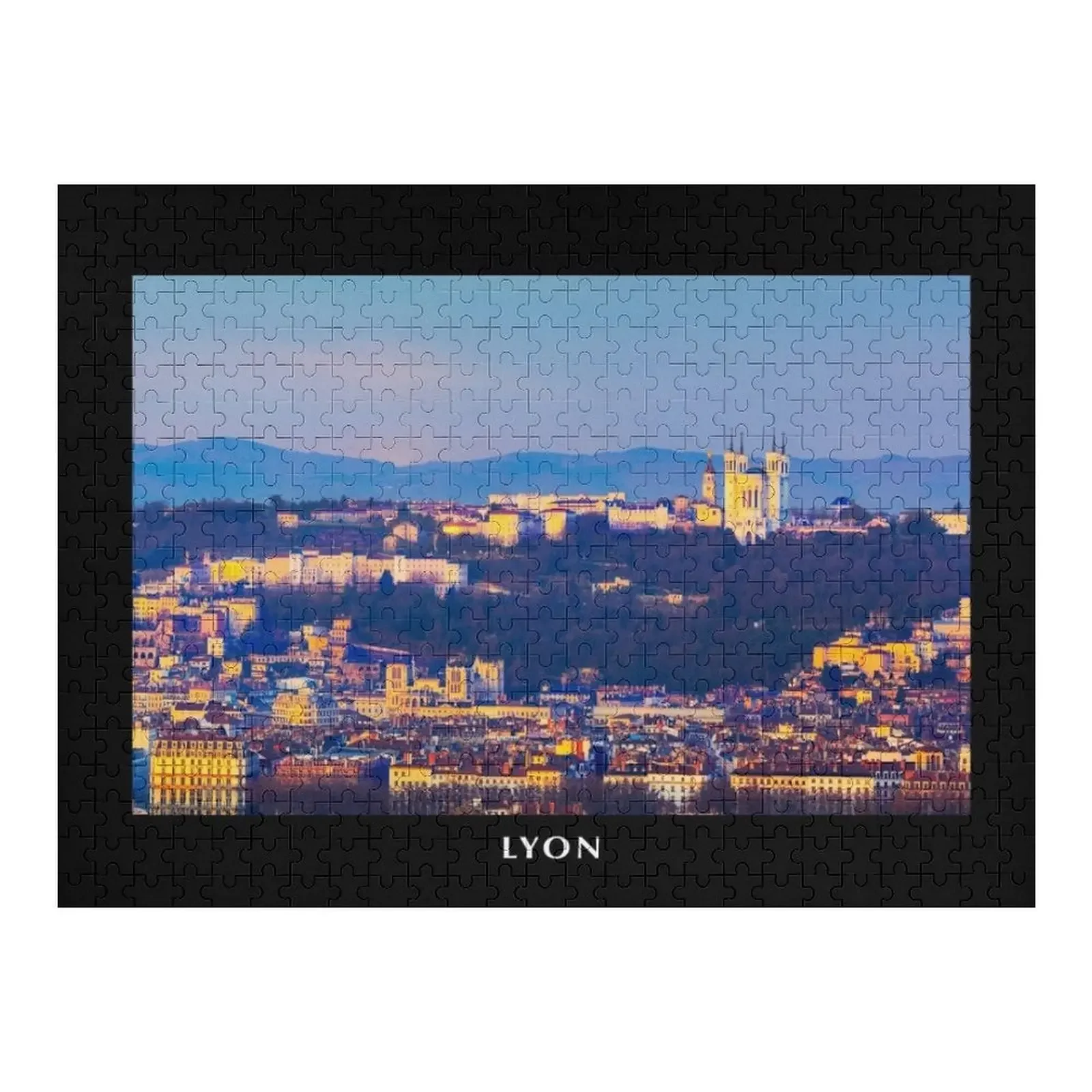 

Пазл Basilica of Fourvière, персонализированный для детей, подарок на заказ, аксессуары для детской диорамы, головоломка