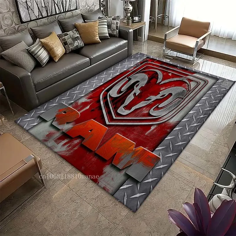 Dodge Hellcat Srt Logo Monster Carpet Living Room Bedroom Area Rug Dodge Ram Cooling Car Carpet Room Home Decor