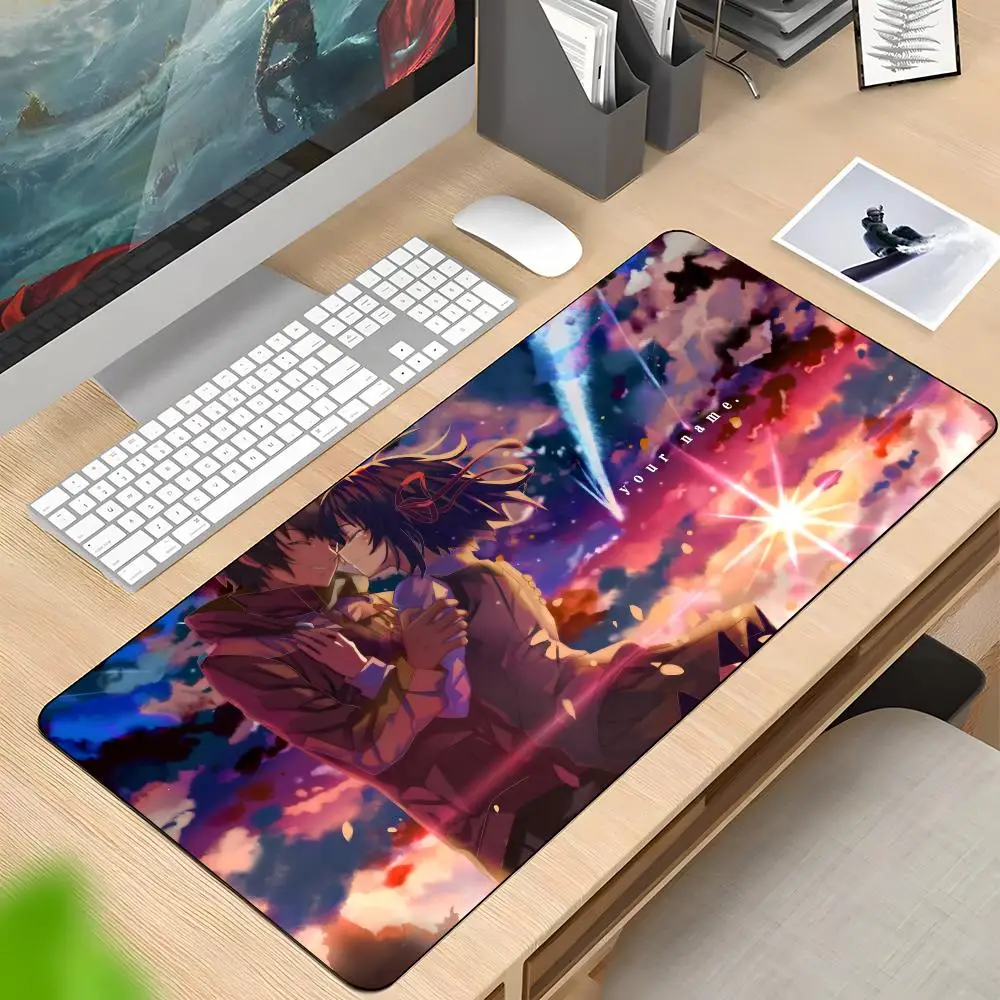 

Коврик для мыши Movie Your Name, резиновый противоскользящий коврик для клавиатуры 40x90 см, коврик для мыши, игровые аксессуары, коврик для офисного компьютера XXL