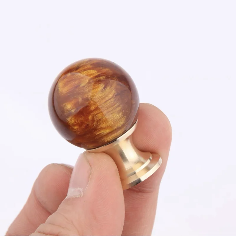 الفاخرة العنبر قذيفة عين النمر الذهب خزانة تسحب درج نافذة الباب أثاث المطبخ الأجهزة مقبض