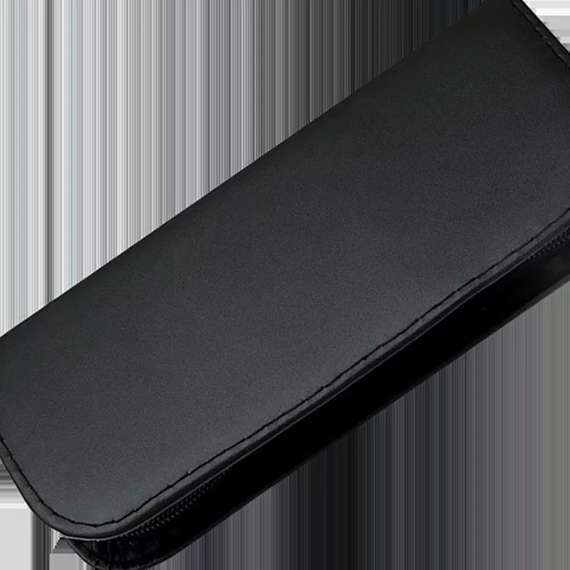 PU Leather Haircut Scissors Bag Hairdressing Hairstyling Scissors Case Multifunction Professional Salon Zipper Pouch Bag