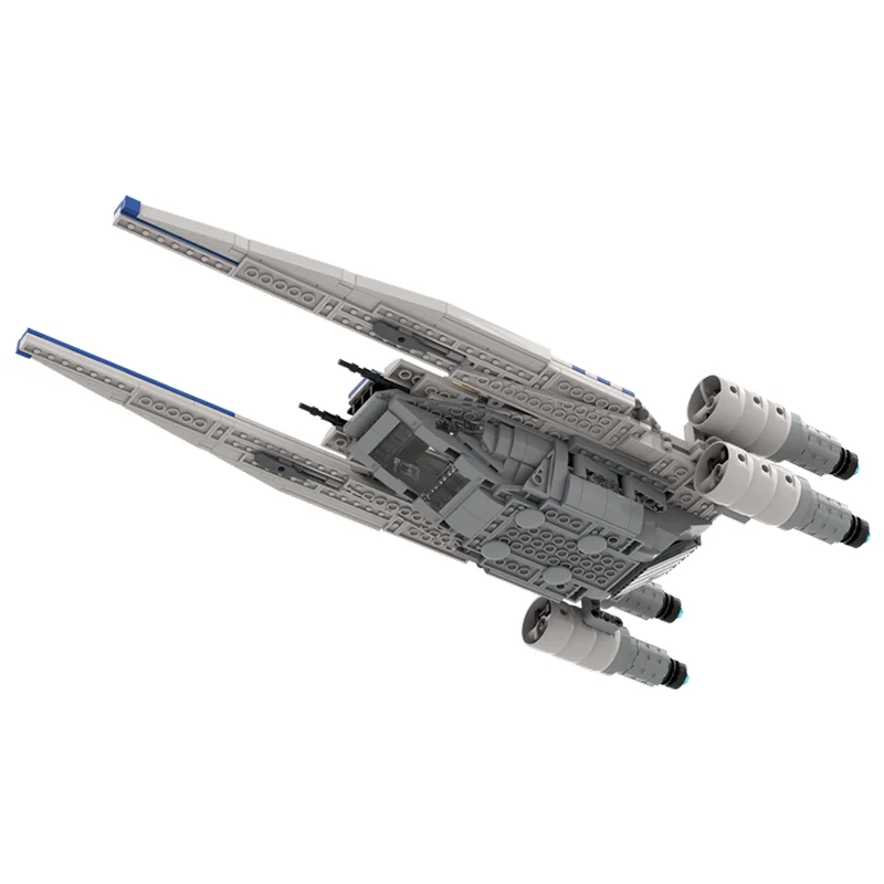 916PCS MOC Space Battle Andor S White U Wing 2 0 Update Model Creative Building Blocks Assembly Building Blocks Display Gift Set
