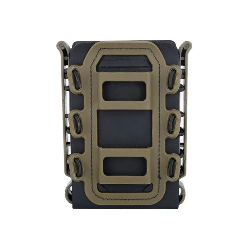 Tactical Magazine Pouch Molle for Ar15 M4 5.56 7.62 9mm Scorpion Fast Mag Quick Release Mag TPR Holster Adjustable Case Box