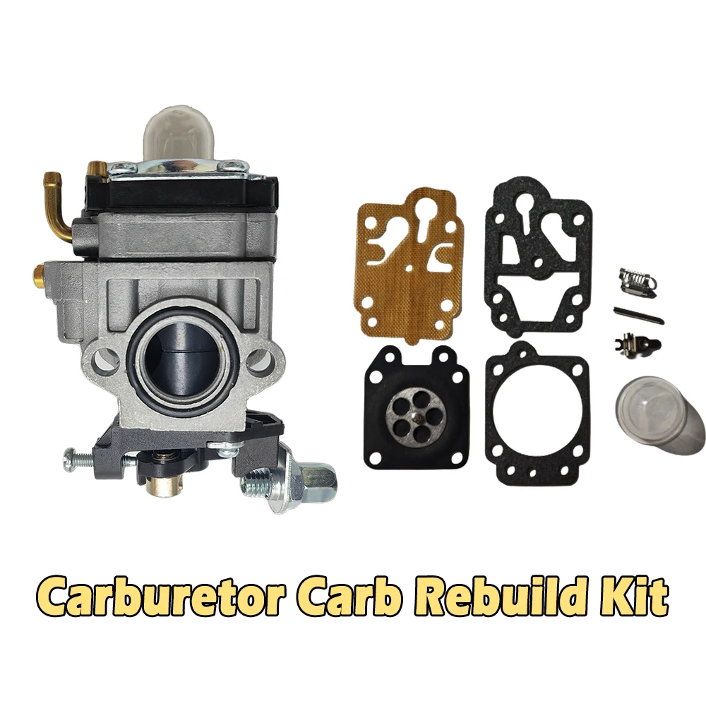 Carburetor Carb Rebuild Kits Brush Cutter Gasket Carburetor for 40-5 44-5 43cc 52cc Gasoline Grass Trimmer Brush Cutter Engine