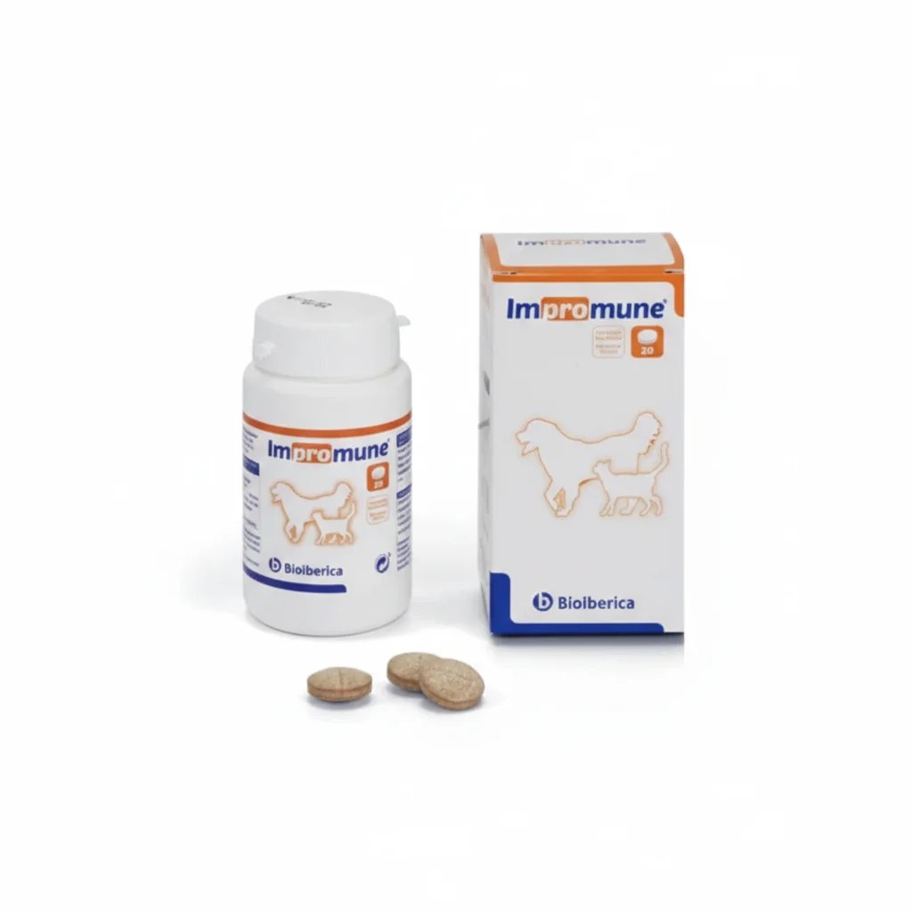 Bioiberica - Impromune 20 Comprimidos para Perros y Gatos - Sistema Inmunitario Envase Clínico Comprimidos Palatables