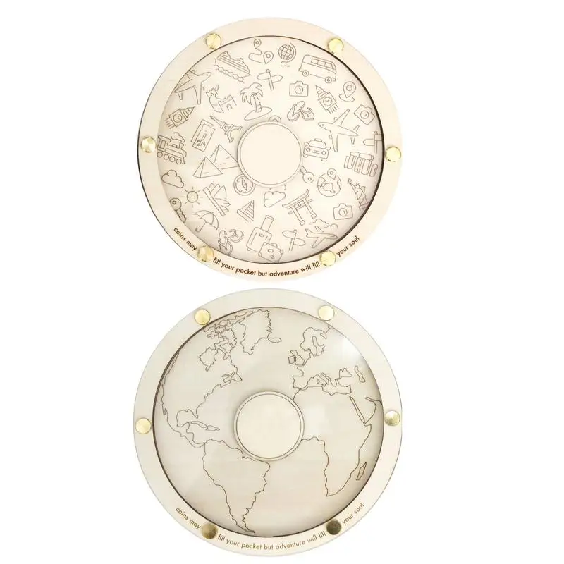 Adventure Archive Box Transparent Acrylic Coin Display Box With Slot Meaningful Commemorative Memory Archive Box Decorative Coin