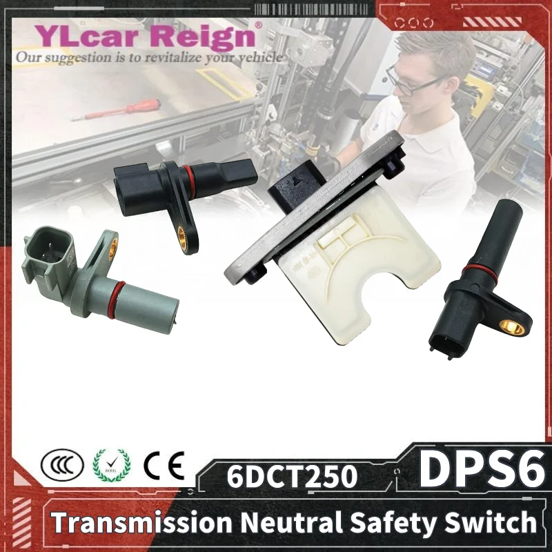 

6DCT250 DPS6 датчик скорости нейтрального переключателя безопасности коробки передач для Ford Focus Fiesta AE8P7H103A AE8P7M101A AE8P7M101B AE8Z7F293A