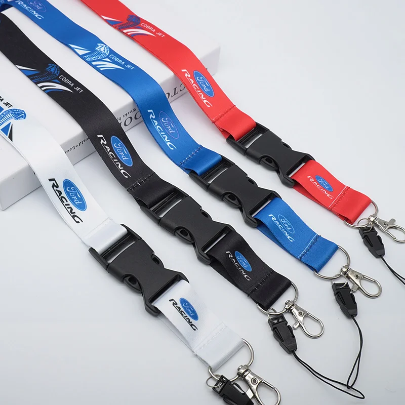 Fashoin Creative Gifts  Car Lanyard Neck Straps Key Cell Phone Work ID Card Hanging Rope For Ford Focus Ranger Mondeo Mustang - view 2