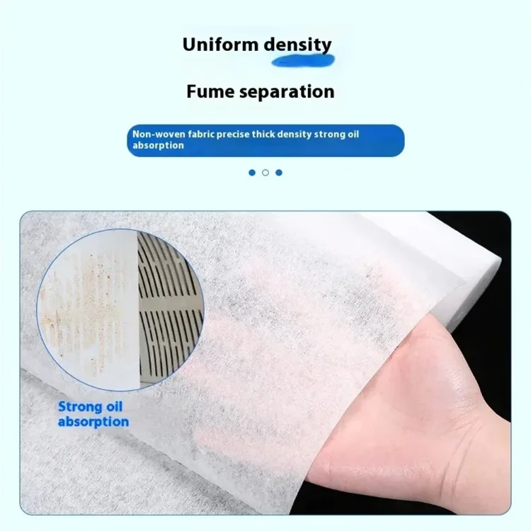 Universeller Dunstabzugshaubenfilter aus Vliesstoff, Ölabsorptionspapier, langlebiger Aufkleber – Detail 8