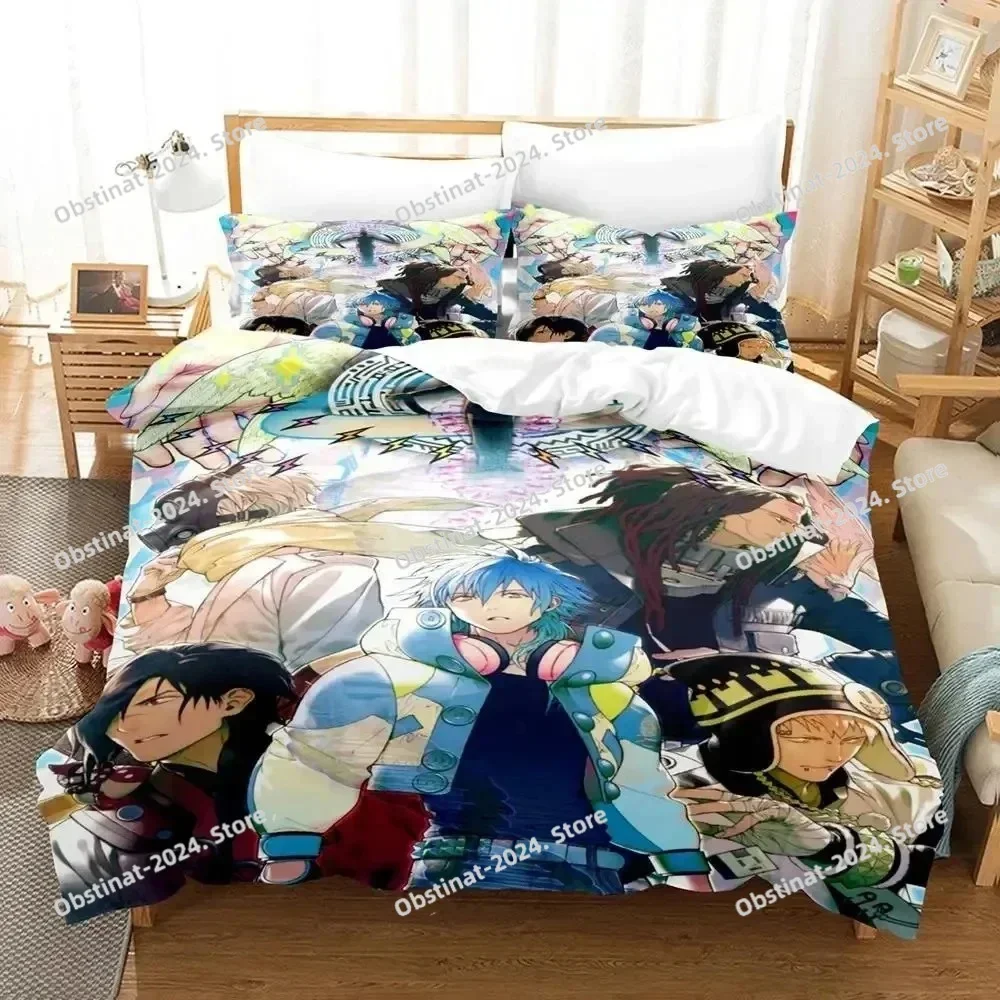 

Anime DRAMAtical Murder Game Bedding Set Print single Comforter Quilt Bed Cover Duvet Cover Pillow Case 3 Pieces Kids Adult Size
