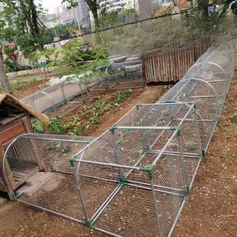 

Chicken shed chicken cage runway tunnel chicken rabbit cage poultry outdoor rain cage construction