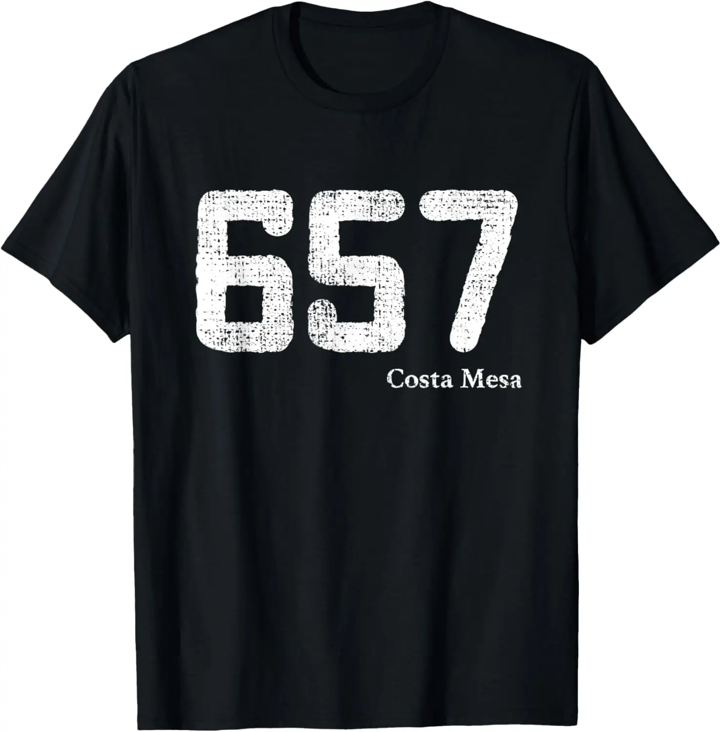 657 Area Code Costa Mesa, California T-Shirt