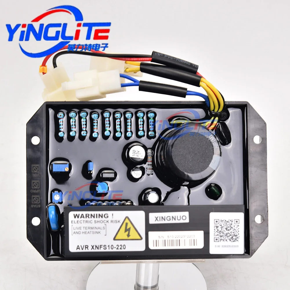 XNFS10-220 AVR Single-phase voltage regulator 7-wire Changchai CC16000E3D diesel generator regulator XNFS10-380 AVR