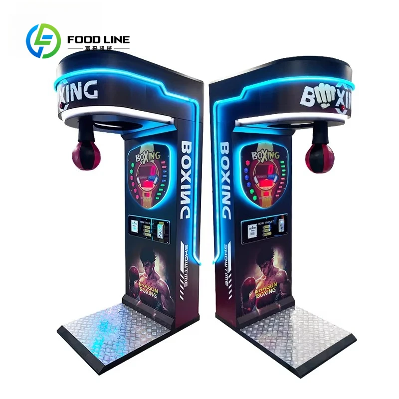 Factory Price Boxing Machine Coin Operated Games Room Amusement Park Equipment Sport Punching Arcade Game Boxing Punch Machine