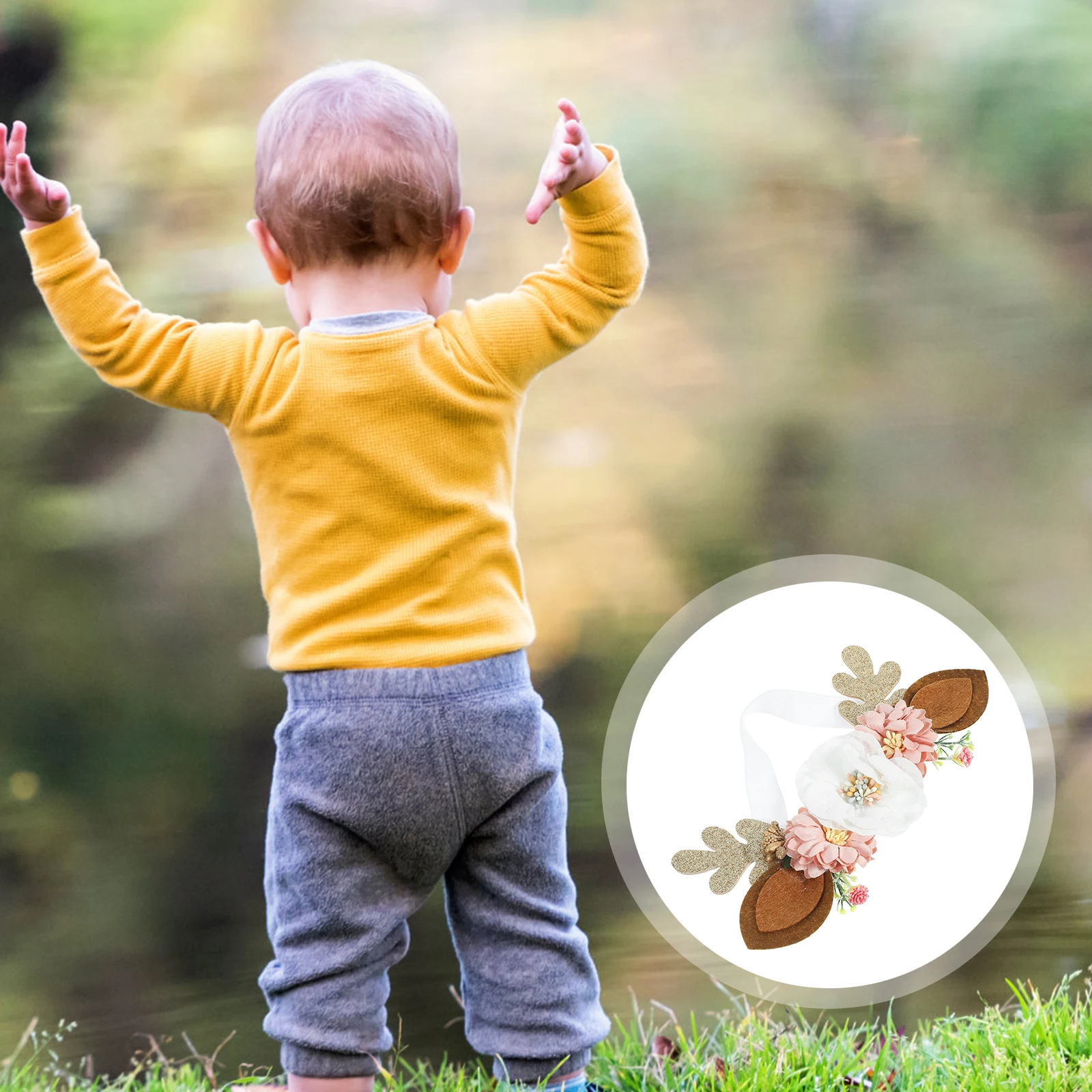 

Christmas naments Infant Antler Headb Heart Headb s Horns Elk Decorative Elastic Xmas Toddler Girl Ear Covers