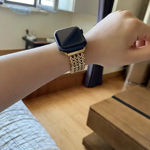 Imagen 2 del producto Nuevo acero inoxidable para Apple Watch band mujer Series Ultra 10/9/8/7/6 38mm 40mm 41mm 42mm 44mm 45mm 46mm Correa