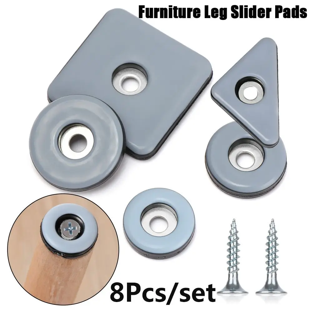 Wear-resisting Chair Fittings Table Sofa Soft Bumper Furniture Leg Slider Pads Floor Protector Anti Noisy Slip Mat