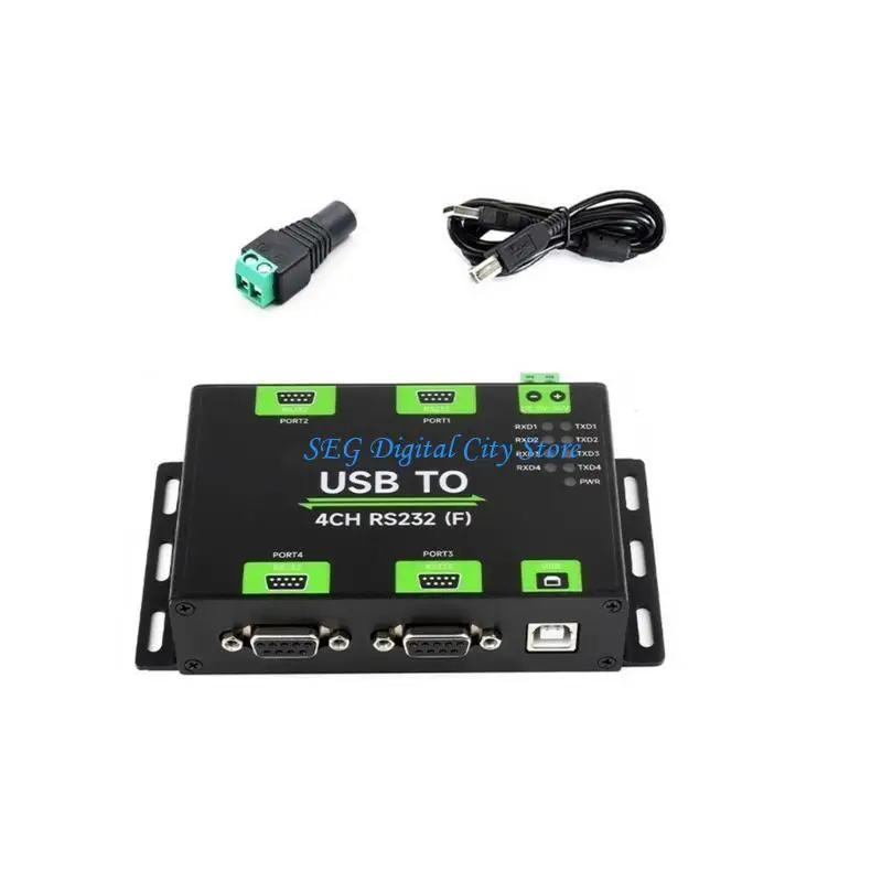 Convertitore comunicazione U75B da USB a RS232 a 4 con protezioni multiple