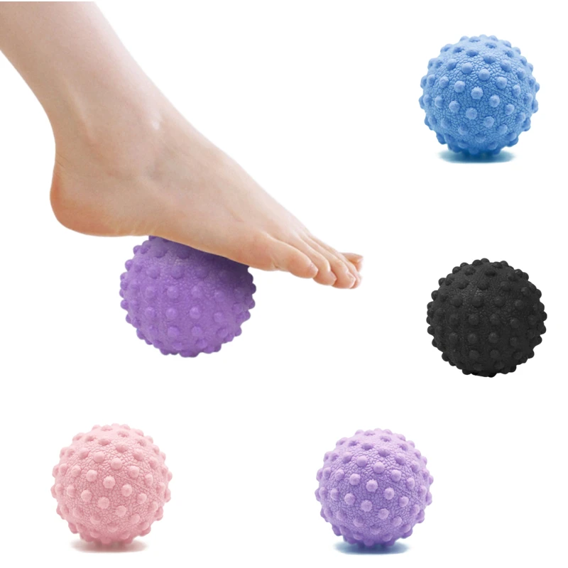 1Pc Massage Ball Foot Massager Body Fascia Muscle Relaxation legs Hand legs Massage Roller Yoga Fitness Health Care Tool