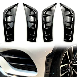 Car Front Wheel Air Vent Fender Bumper Side Trim Cover Canard For Mercedes C-Class W205 C63 C180 C200 C260 C300 C180L C200L