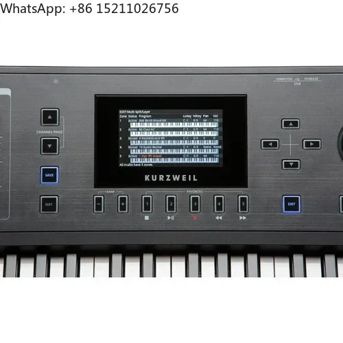 VENDITE VENDITE Controller Pe-ormance a 88 tasti Kurzweil PC4 SE e sintetizzatore per workstation da studio