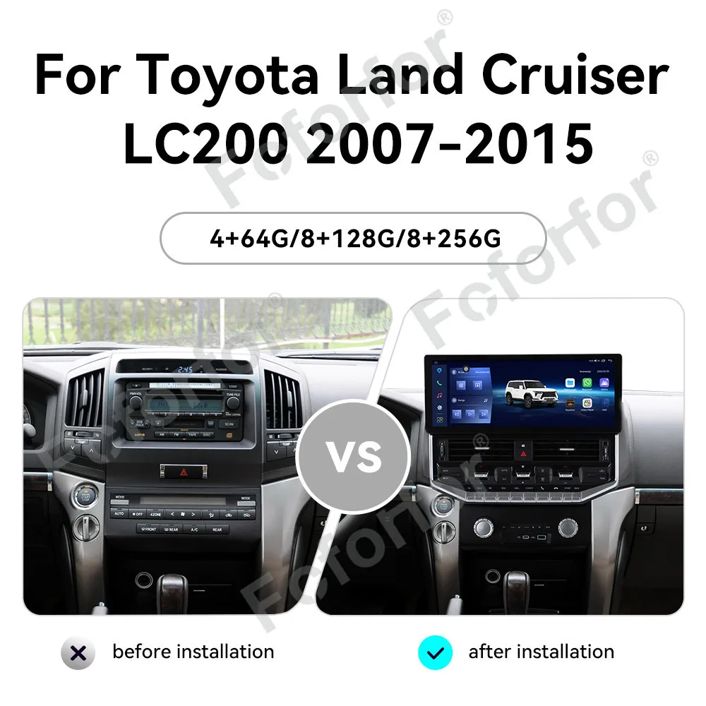 For Subaru Forester 2008-2012 Car GPS Navigation 15.8inch Stereo Head Unit Plug and Play CarPlay Android Auto DSP 4G LTE