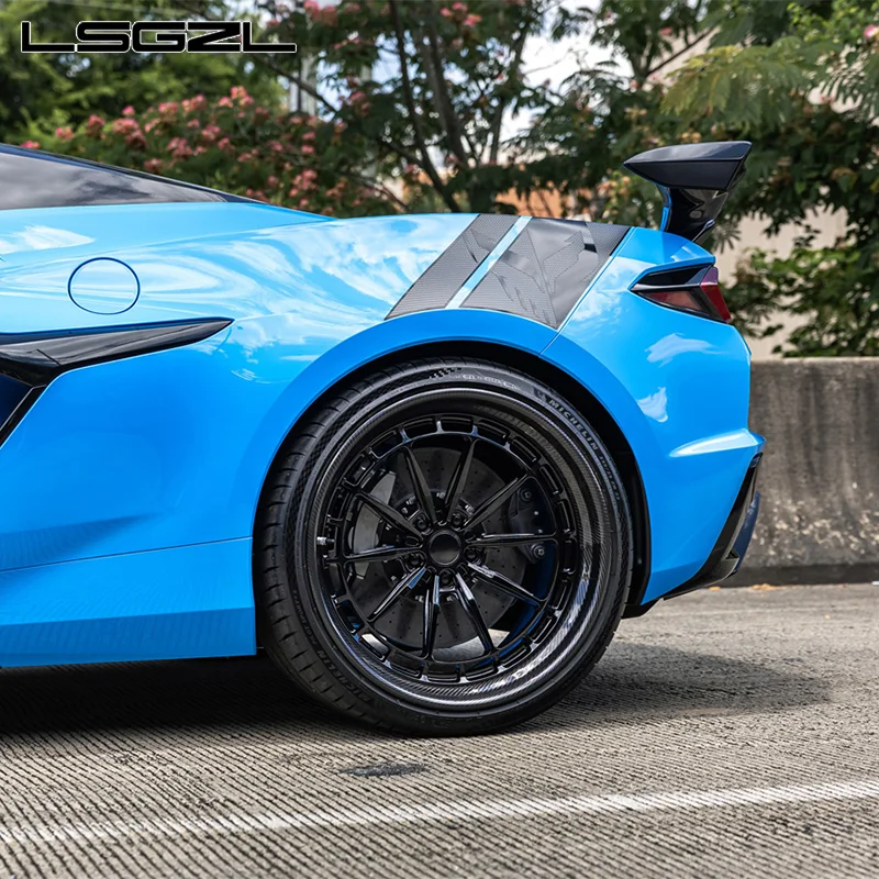 Carbon Fiber lip Wheel Forged 5x114.3 5x130 5x127 Rim Spoke Wire Deep Dish Concave for AUDI tesla bmw nissan Gtr Car Wheels Rims