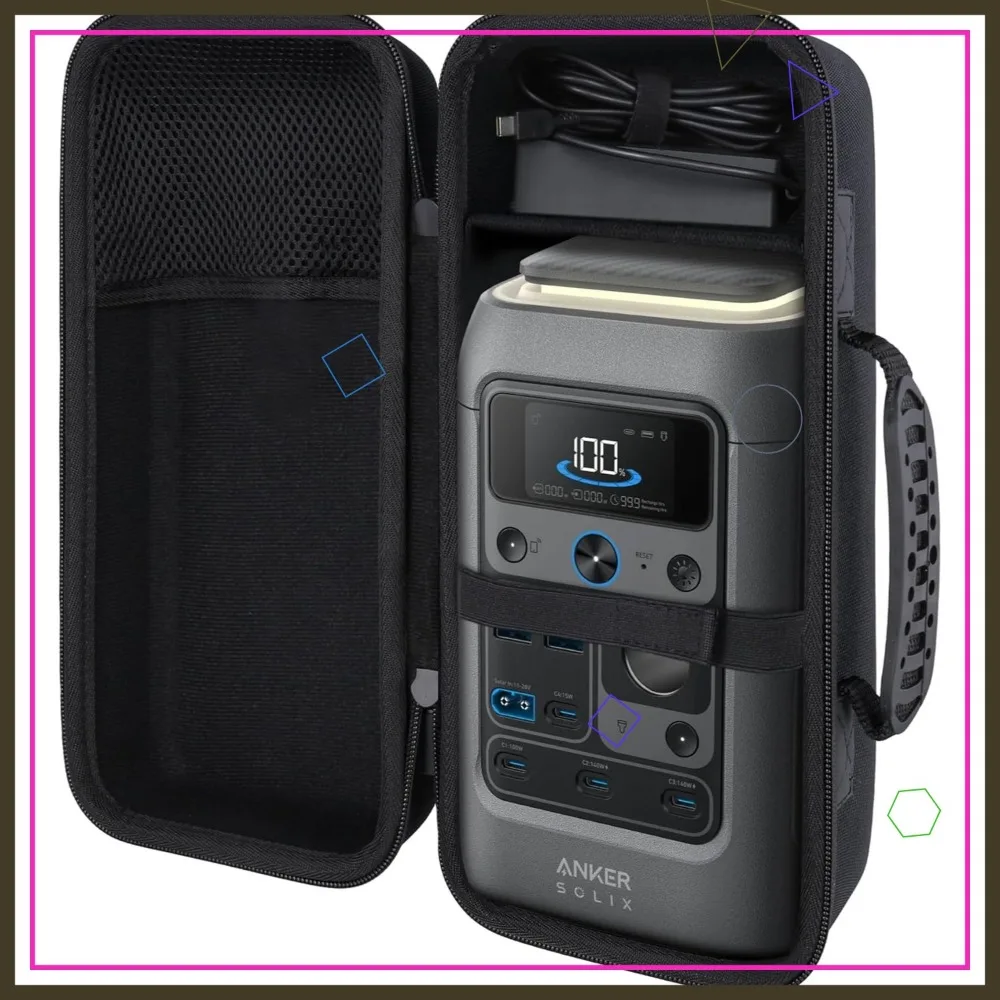 

Hard Travel Case for 288Wh Portable Power Station, Waterproof Dustproof Impact Resistant for Outdoor Camping