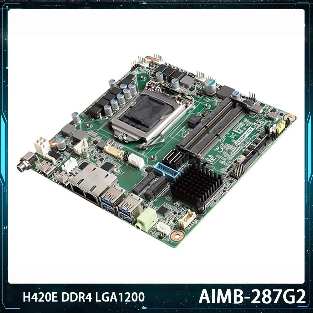 

NEW AIMB-287G2-00A1E AIMB-287G2 AIMB-287 Industrial Motherboard For Advantech H420E DDR4 LGA1200 M.2 Mini-ITX