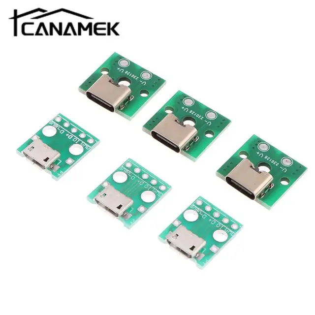 10 szt. Micro gniazdo USB złącze żeńskie Android typu C gniazdo ładowania Jack gniazdo USB płytka mocująca śrubę PH2.0