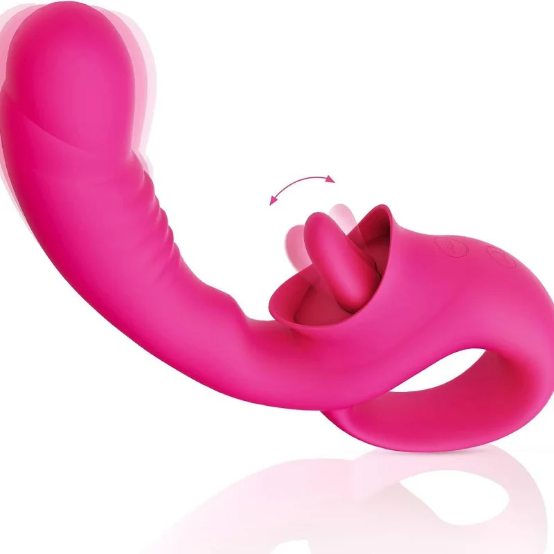 Seductive Tongue Licking Vibrator10Powerful Vibrator Women Female Clitoral Suction Vacuum Clitoral Stimulator Adult Product