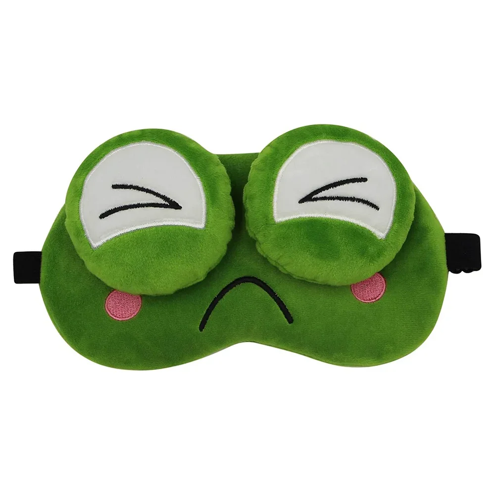 Cartoon Frog Big Eye Mask Breathable Shading Ice Sleep 3D Breathable Lunch Break Eye Mask Holiday Gift