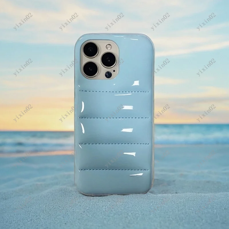Puffer Soap Shape Glossy Phone Case Shockproof Fashion Trendy Protective Cover For Smartphone
