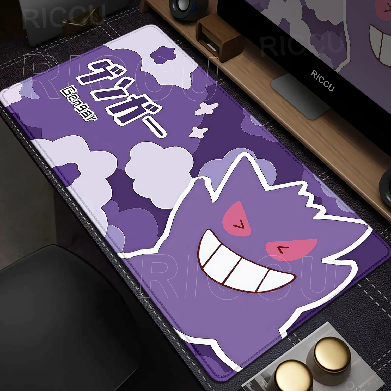 Pokémon Charmander Pikachu Gengar Keyboard Pad Large Table Mat Cute Anime Table Mat Computer Accessories XXL PC Game Mouse Pad