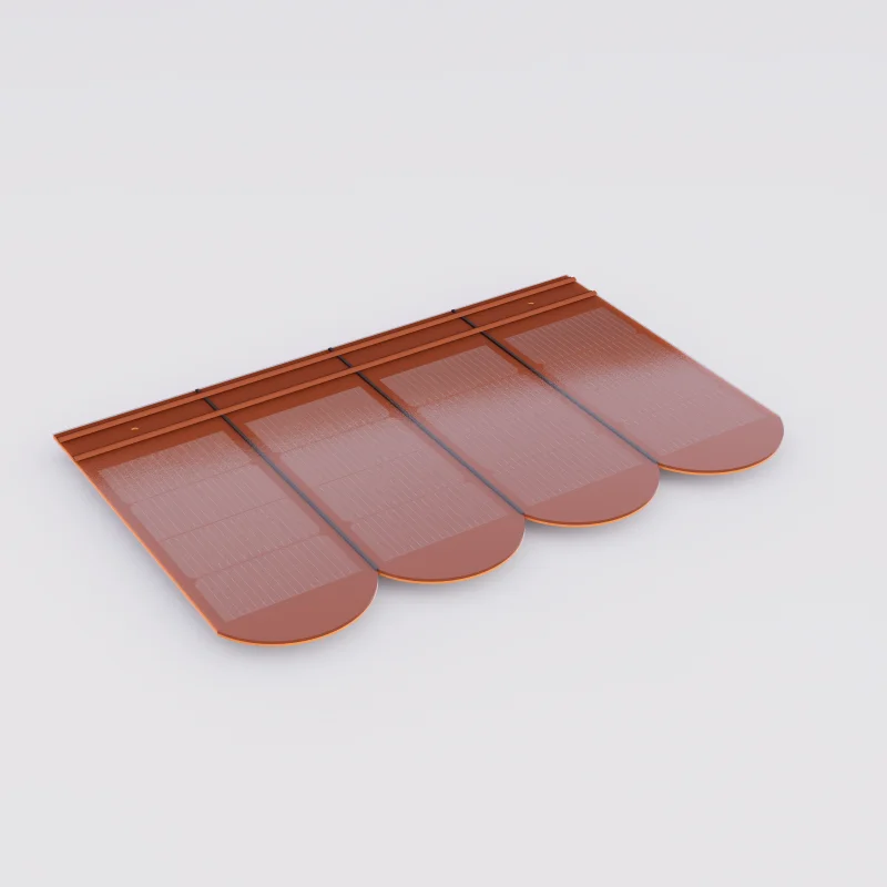 Universelle Solar BIPV 50 W Dachziegel, energieeffiziente solarbetriebene Fliesenstrukturen für Privathaushalte und Gewerbe