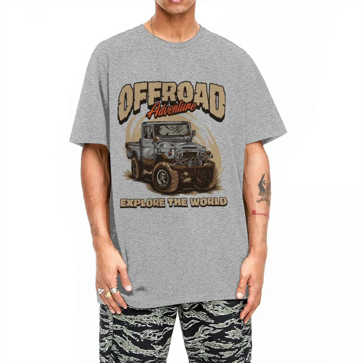 Funny Land Cruiser FJ45 Truck T Shirt for Men Women Cotton Vintage Landcruiser Tees Shirt Adult Clothes