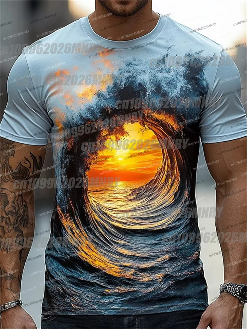 Funny Optical Illusion Graphic T Shirt For Man 3D Print Art Abstract Kid T-shirt Y2k Top Harajuku Moto Street Unisex Clothing