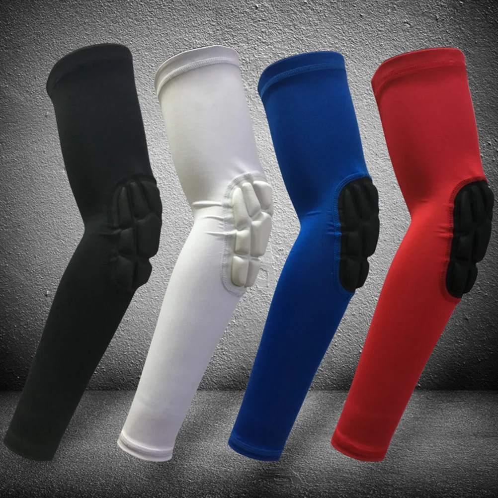 1 Stück lange Ellenbogenmanschette, hochwertiges Material, bequem, langlebig, für Outdoor-Sportarten, Laufen, Radfahren, Wandern, M, Schwarz, Sport-Armmanschette