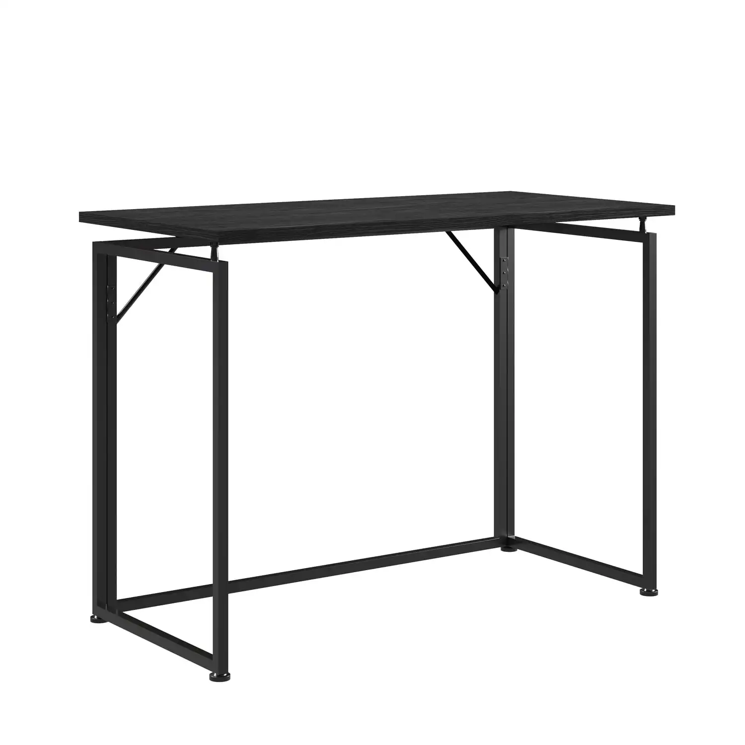 40" W Space Saving Folding Computer Desk Office Study Writing Table, Black