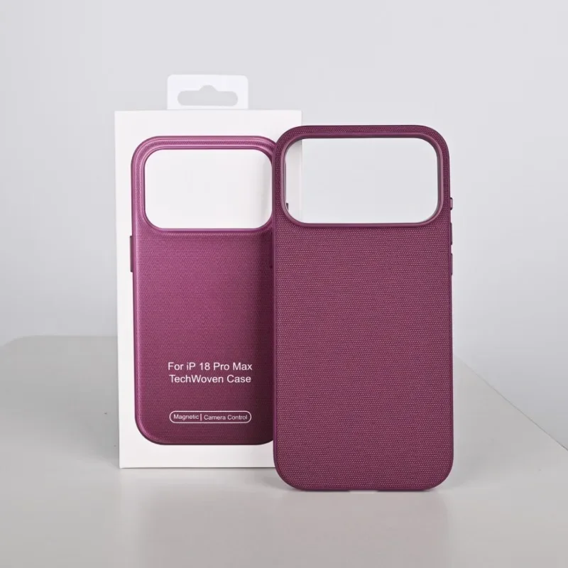 Technology Woven Magnetic for Magsafe Charger Case for IPhone 18 Pro Max 18 17 Pro with AI Touch Button Full Protection Cover