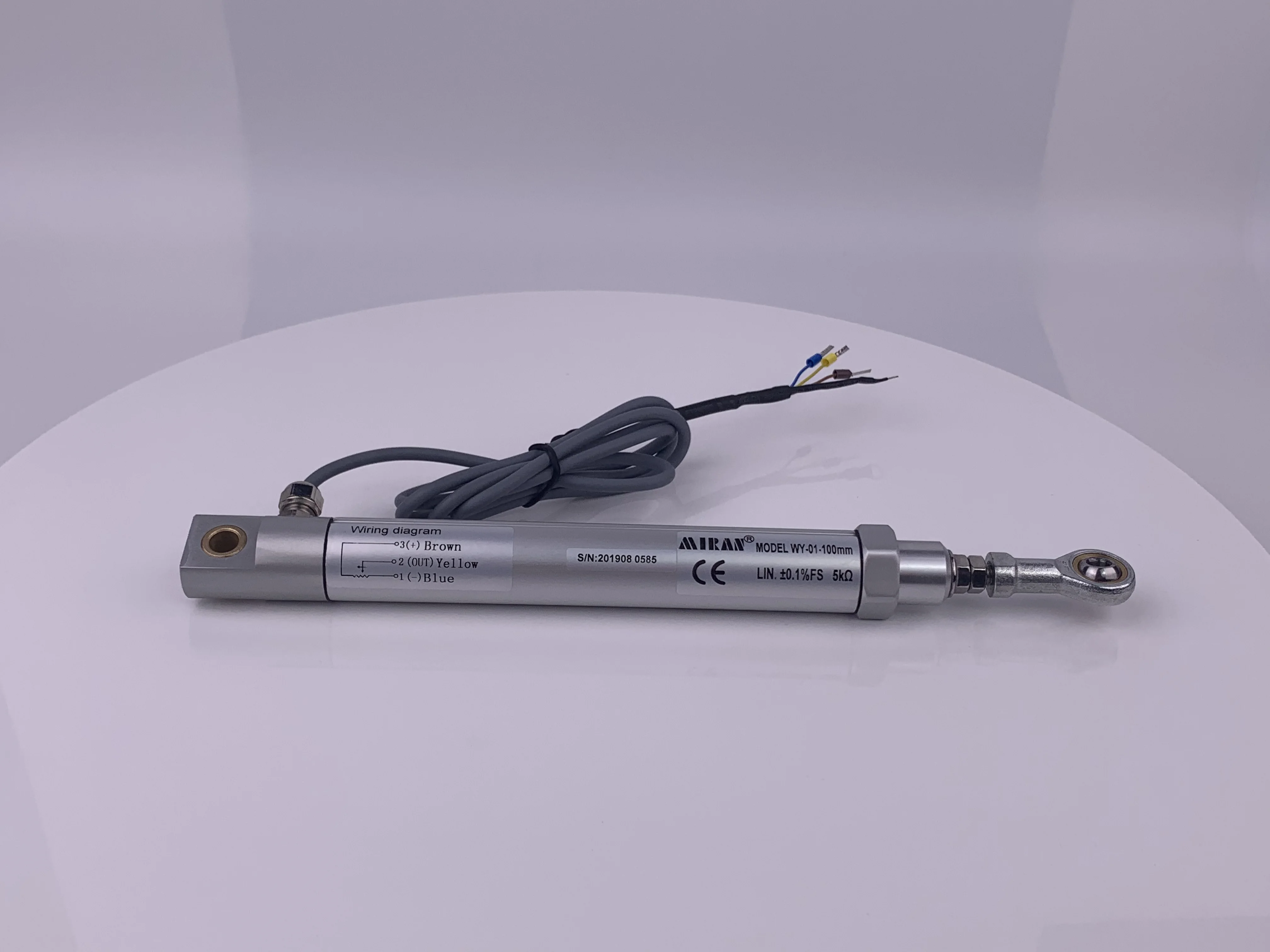 Miran WY-01 25-300mm  Linear Displacement Transducer Travel Sensor With Ball Joint