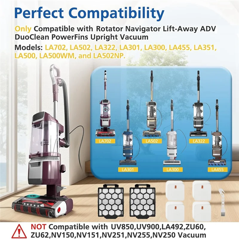 

Фильтры ABJO-HEPA, поролоновые и фетровые фильтры для Shark Rotator Navigator Duoclean LA502, LA322, LA702, сменные вакуумные фильтры