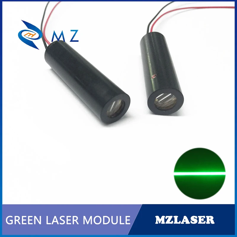 520nm 10 mw 110 gradi linea verde modulo laser a bassa temperatura di lavoro a basso consumo di energia industriale APC guidato laser