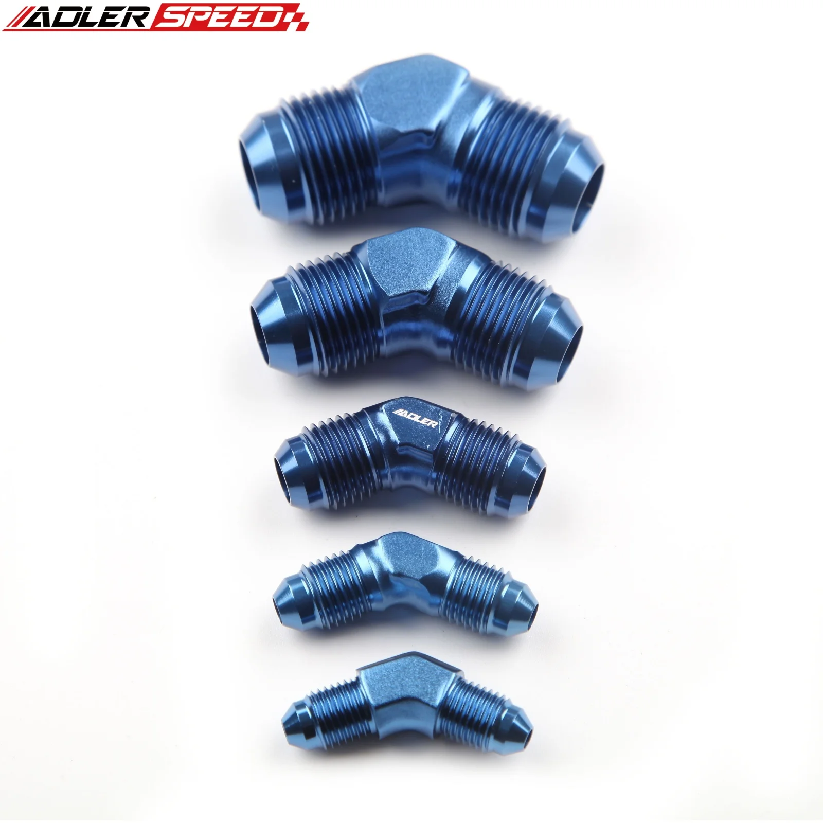 

ADLERSPEED AN3 AN4 AN6 AN8 AN10 AN12 45-градусный адаптер топливного фитинга с наружной резьбой