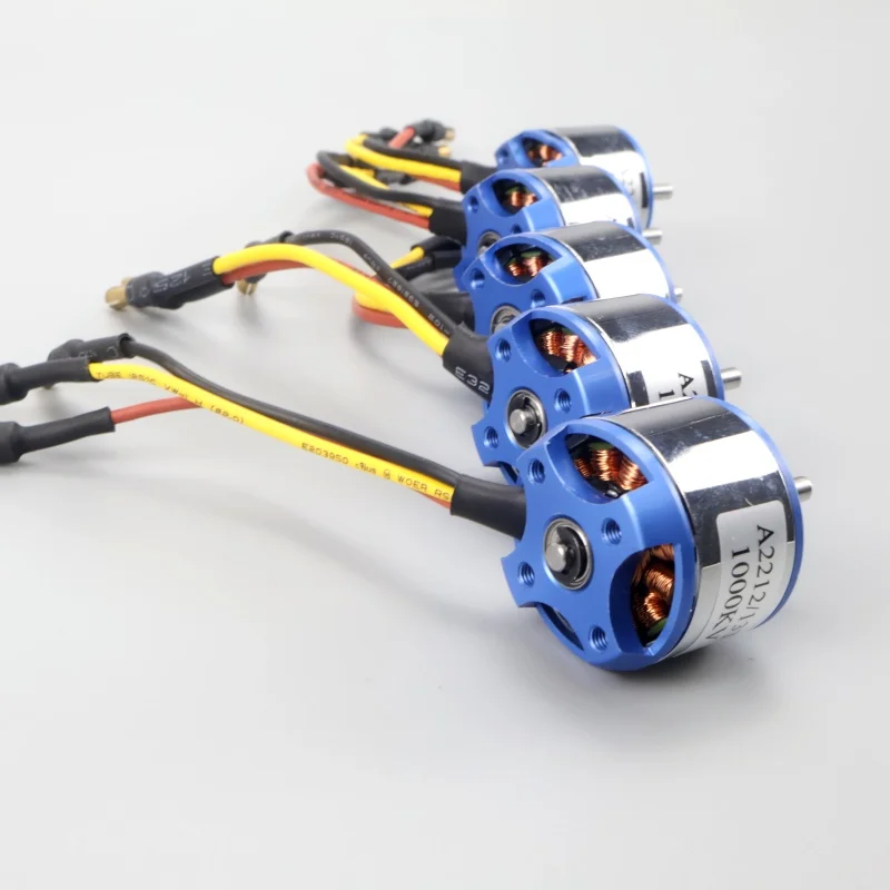 Moteur sans balais A2212 1000KV 1400KV 2200KV 2450KV 2700KV pour plate-forme d'avion RC moteur sans balais multi-rotor Outrunner