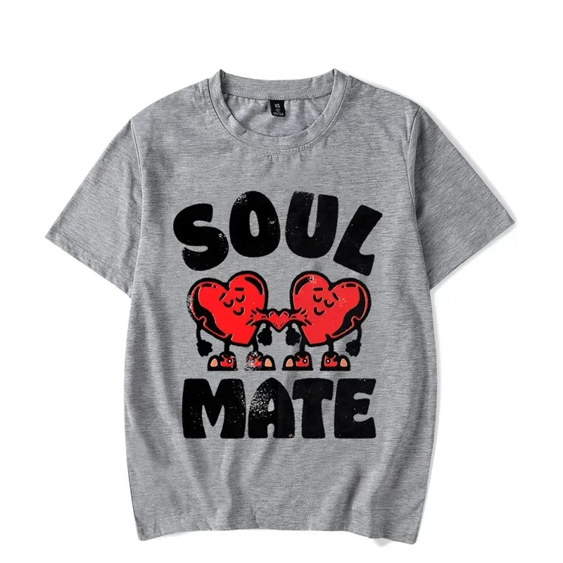 Couple T Shirts Vintage Heart Graphic T Shirt Men Women Tops Tees Honeymoon Outfits for Couples Valentines Day Outfits