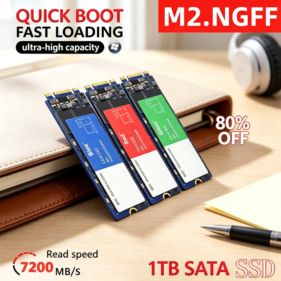 Brand+ M.2.2280 NGFF SSD ultra-high capacity portable Internal Solid State Drive 1TB 2TB for Laptop Desktop PC PS5 game Backup