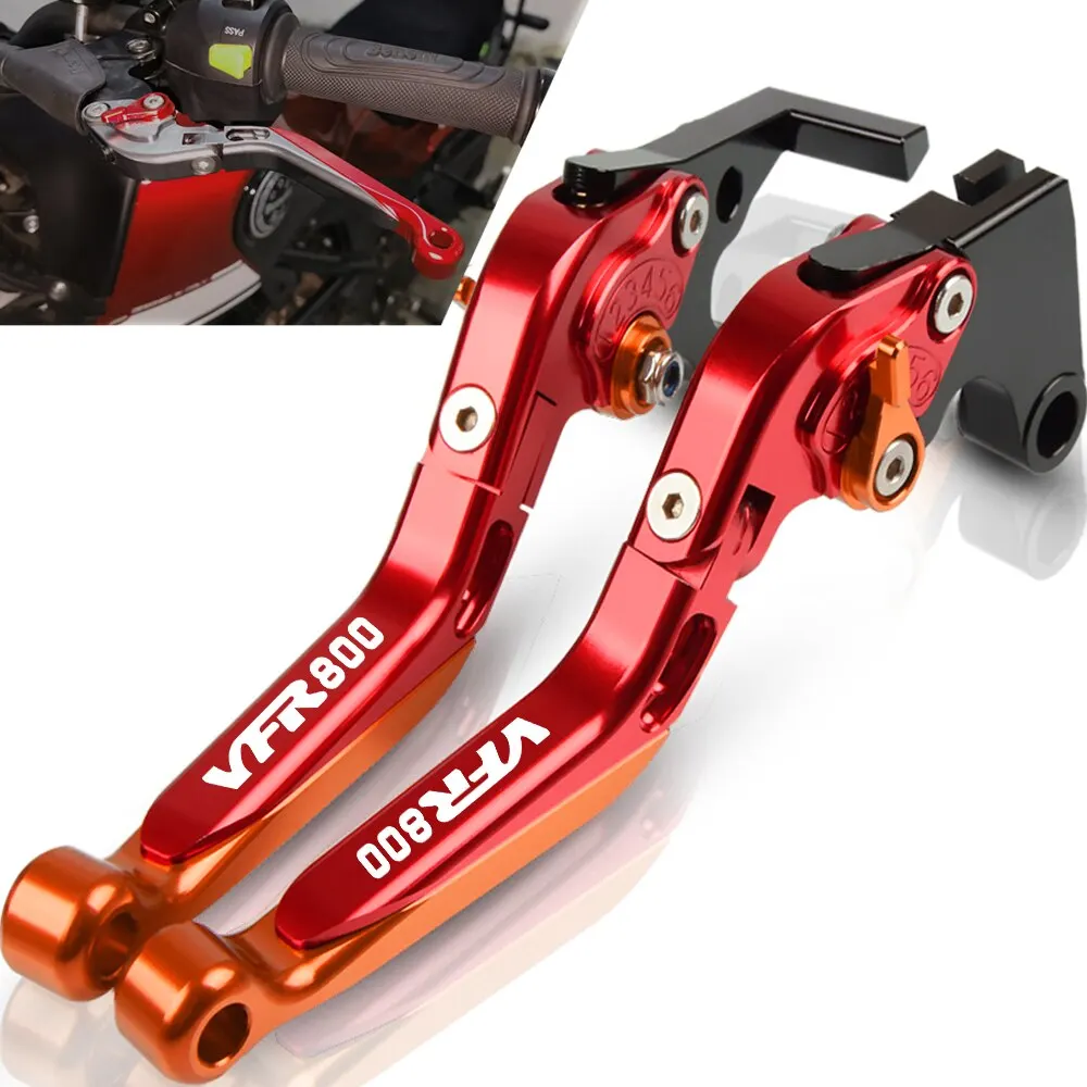 

For HONDA VFR800 2002 2003 2004 Motorcycle Extendable Adjustable Foldable Handle Levers Brake Clutch Lever Adapter VFR 800